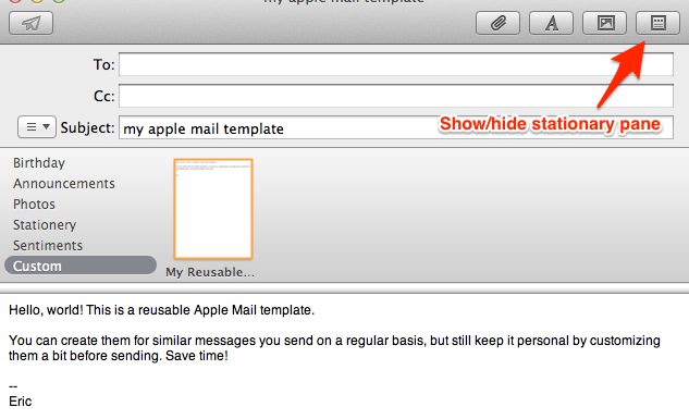 How to Create Reusable Apple Mail Templates [video]