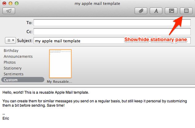 How to Create Reusable Apple Mail Templates [video]