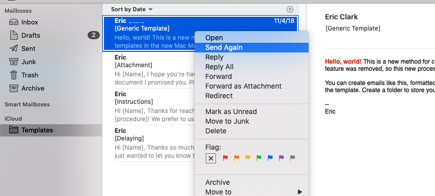 How to Create Email Templates in Apple Mail
