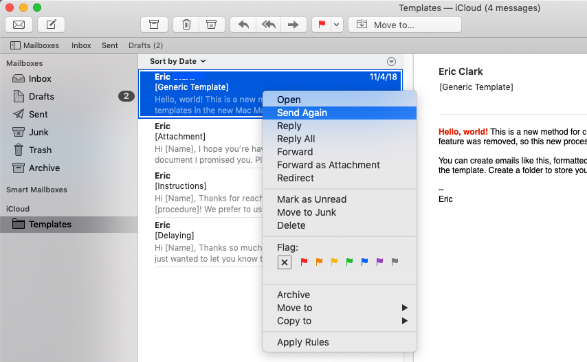 How to Create Email Templates in Apple Mail